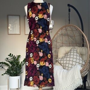 Alice + Olivia Embroidered Floral Sheath Dress Size 2